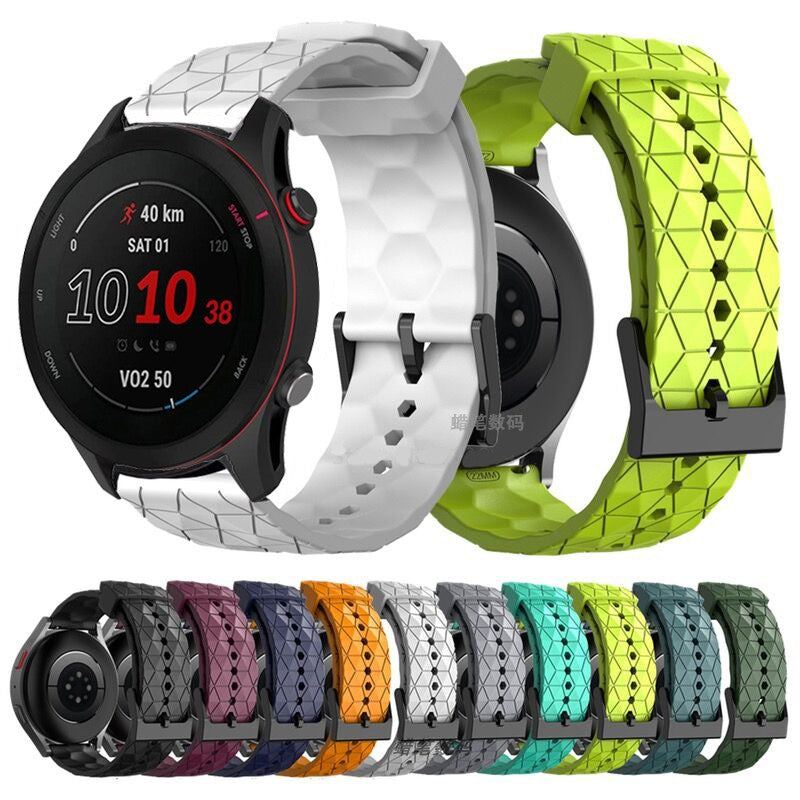 20mm & 22mm Bi-Color Silicone Watch Bands for Garmin