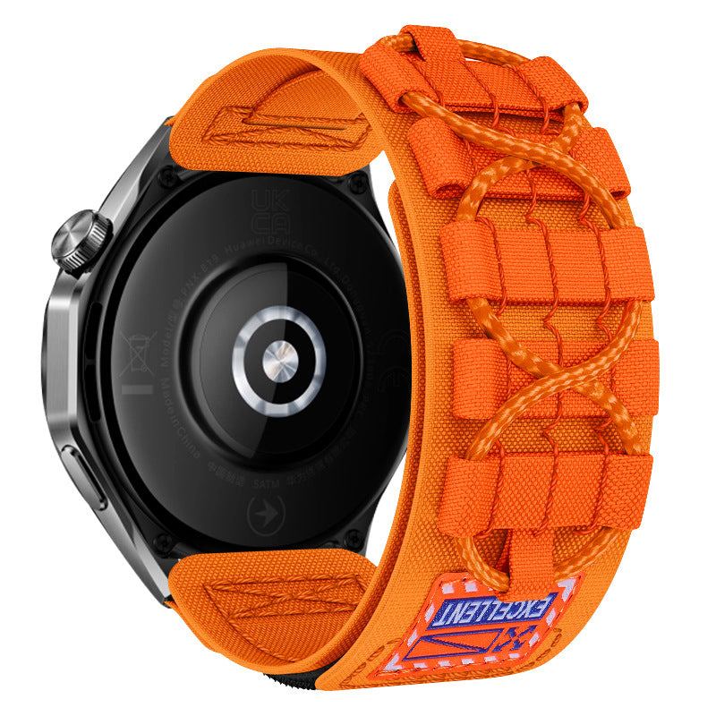 20mm/22mm Outdoor Nylon Braided Band For Samsung/Garmin