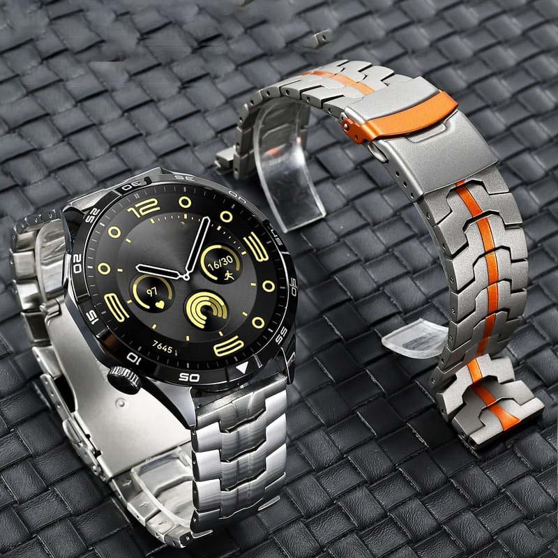 22mm & 20mm Pure Titanium Strap For Samsung/Garmin/Fossil/Others