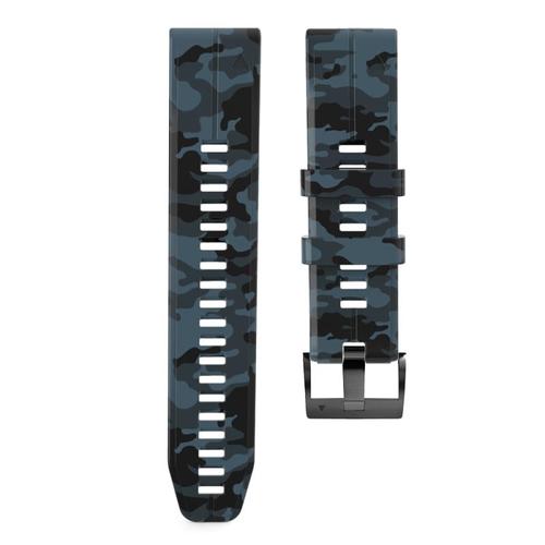 22mm & 26mm Camouflage Silicone Adjustable Watch Band for Garmin