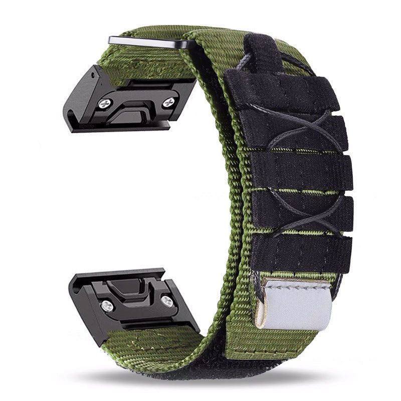 22mm & 26mm Outdoor Breathable Nylon Canvas Strap for Garmin