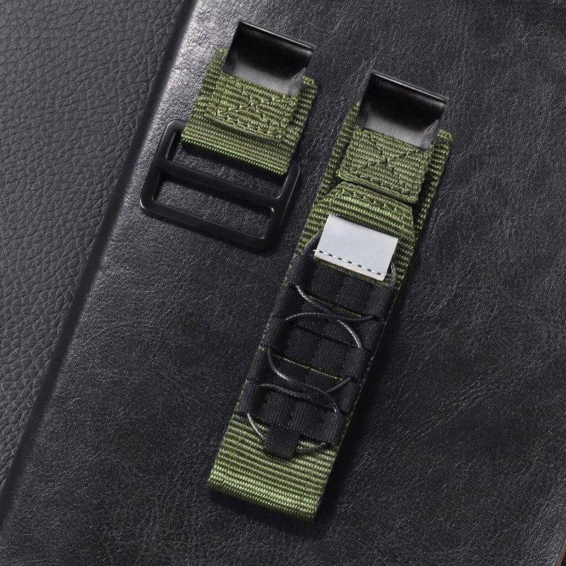 22mm & 26mm Outdoor Breathable Nylon Canvas Strap for Garmin