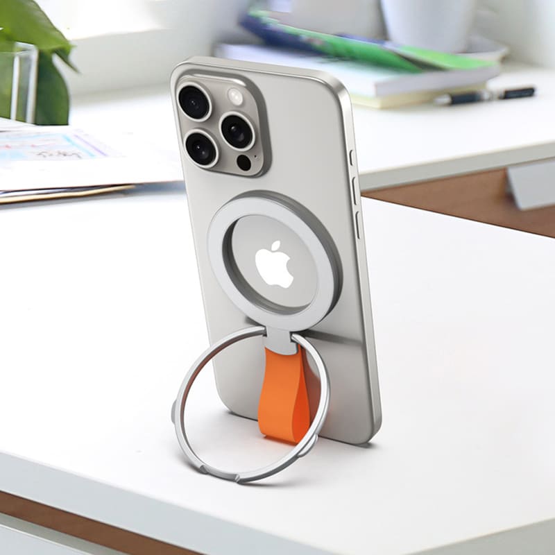 3-In-1 MagSafe Magnetic Phone Grip & Stand - Compatible with Wireless Charging