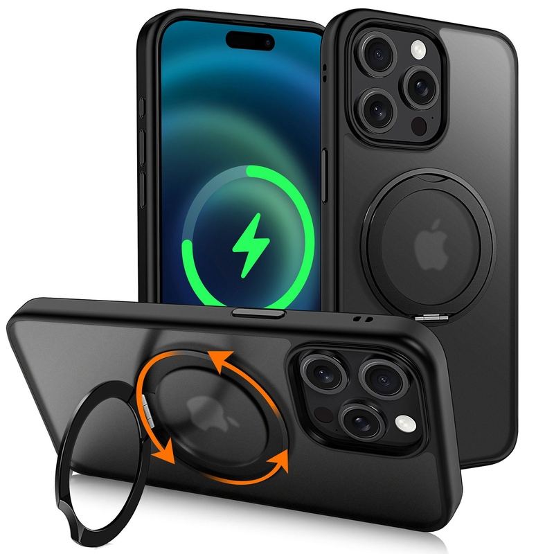 360° Rotating Pivot Anti-Fall Magnetic Case Suitable for iPhone 16