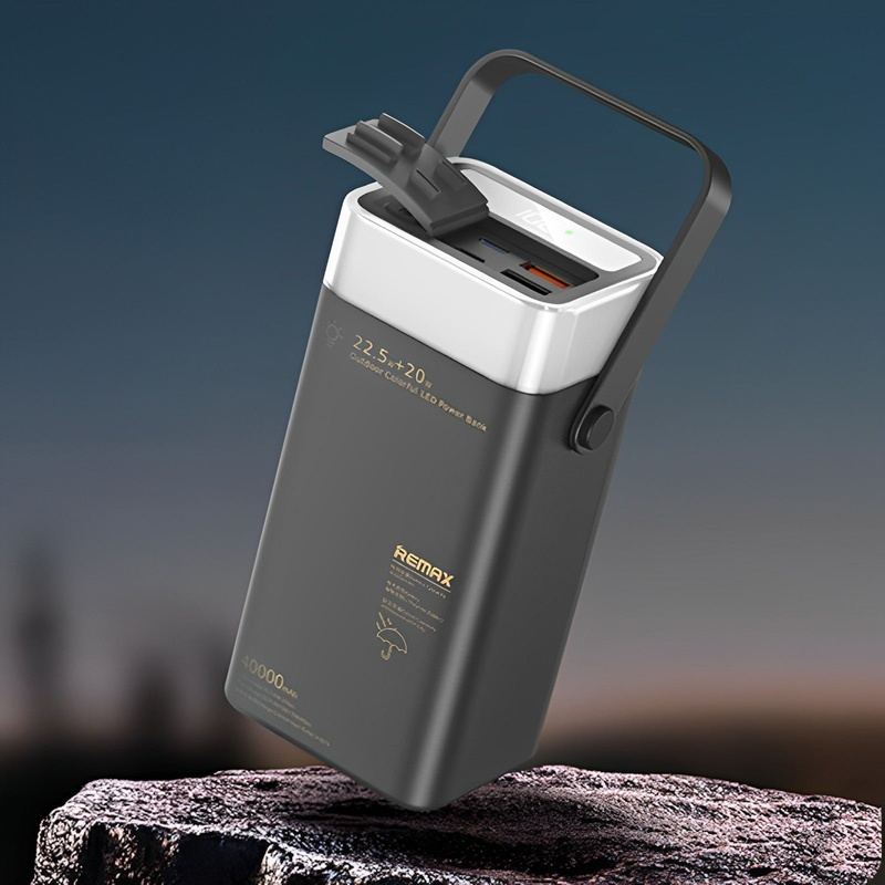 40000mah Fast Charging Outdoor Colorful LED Portable Power Bank