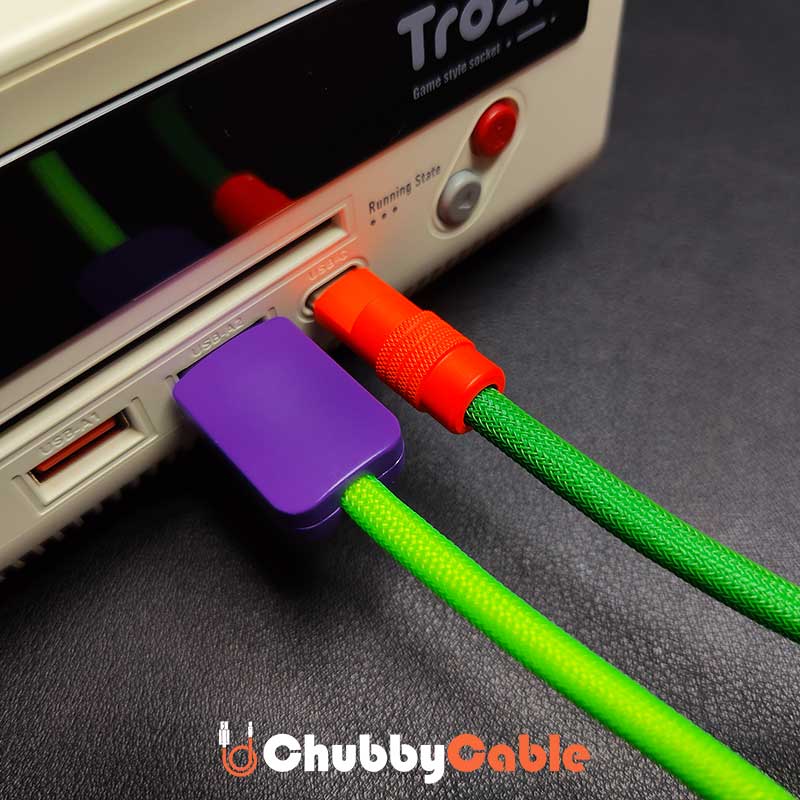 "Colorblock Chubby" New Spring Charge Cable