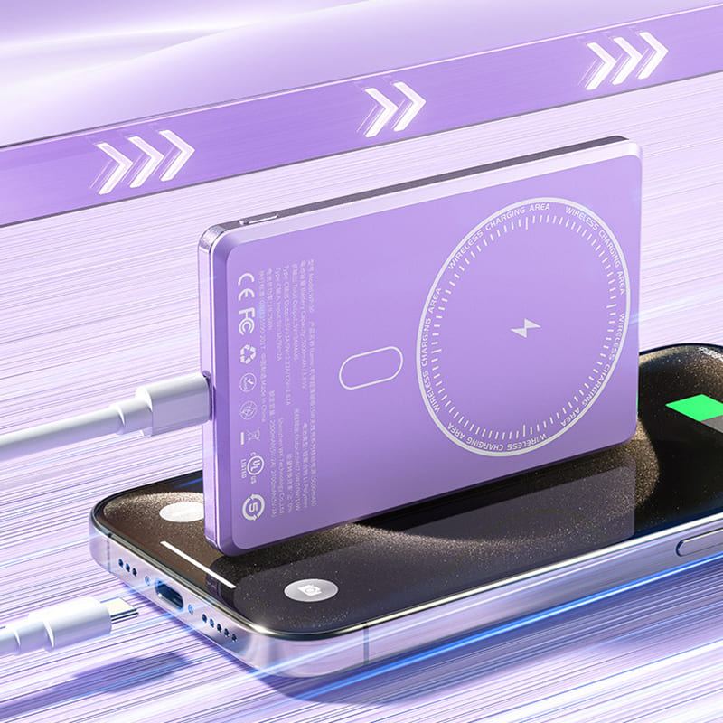 5000mAh Ultra-Thin Magsafe Magnetic Wireless Charging Power Bank