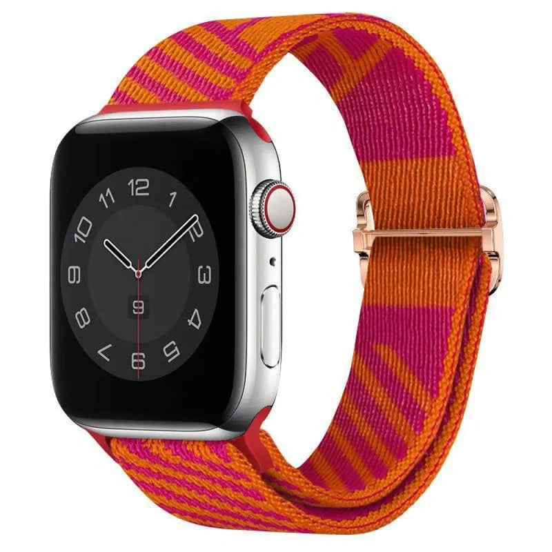 "Adjustable Band" Nylon Braided Loop For Apple Watch