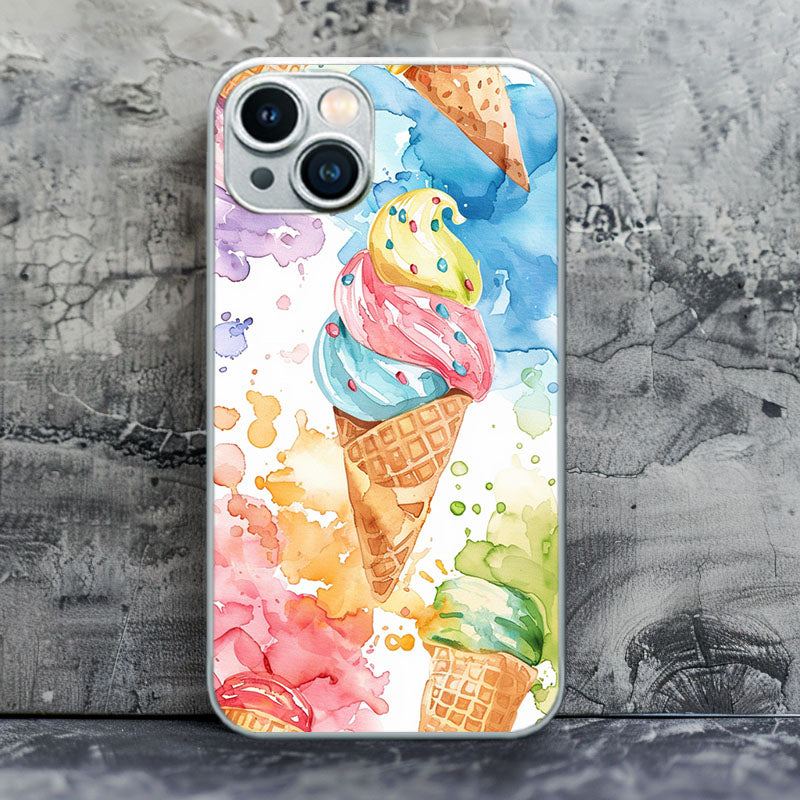 "ArtisticIce" Special Designed Glass Material iPhone Case