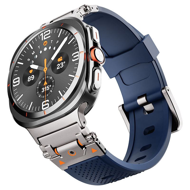 Bayer TPU Titanium Metal Stainless Steel Sports Strap for Samsung 4/5/6/7/Ultra