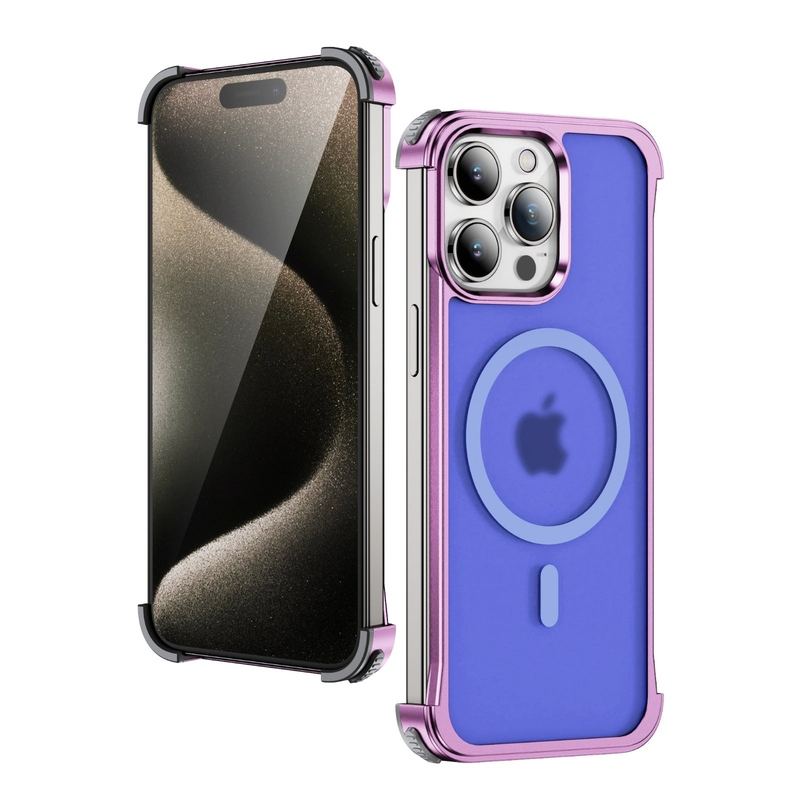 Bezel-less Magnetic Frosted Phone Case