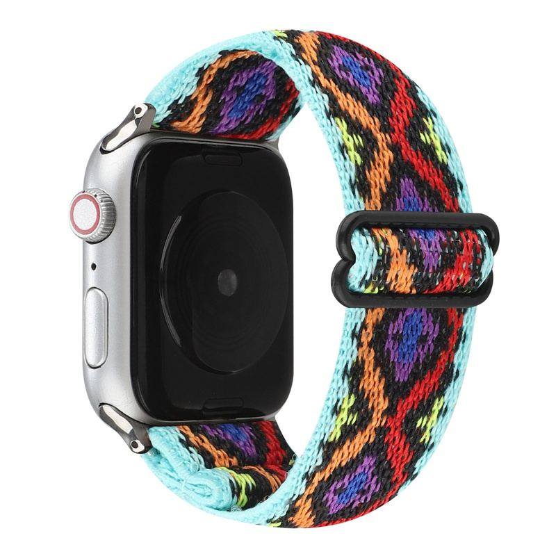 "Bohemian iWatch Band" Stretch Nylon Loop For Apple Watch