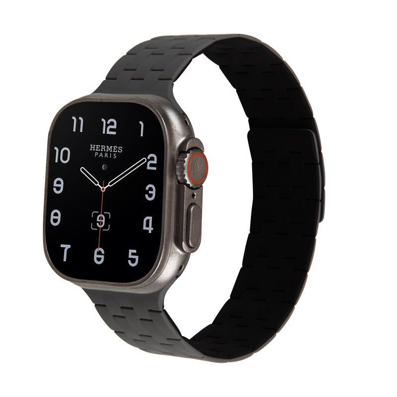 "Braided Design" Liquid Silicone Magnetic Band for Apple Watch