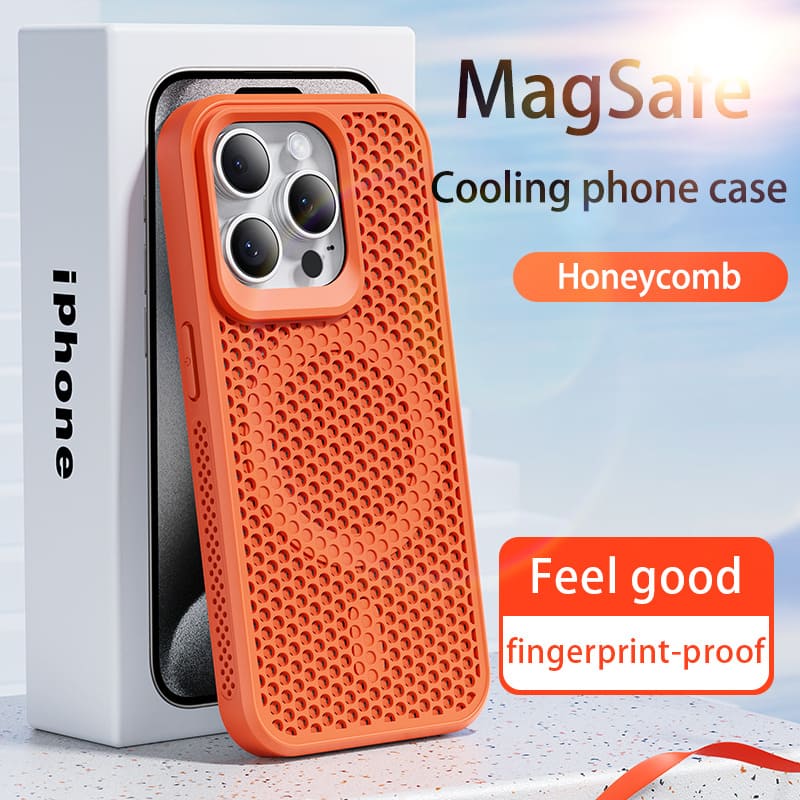 Breathable Heat Dissipation Magsafe Magnetic Phone Case