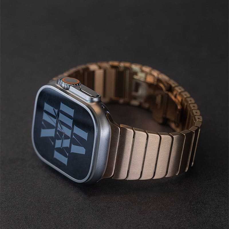 "Business Band" Stainless Steel Band With Butterfly Clasp for Apple Watch