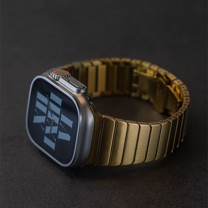 "Business Band" Stainless Steel Band With Butterfly Clasp for Apple Watch