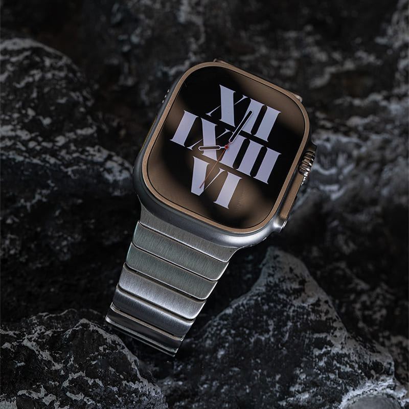 "Business Band" Stainless Steel Band With Butterfly Clasp for Apple Watch