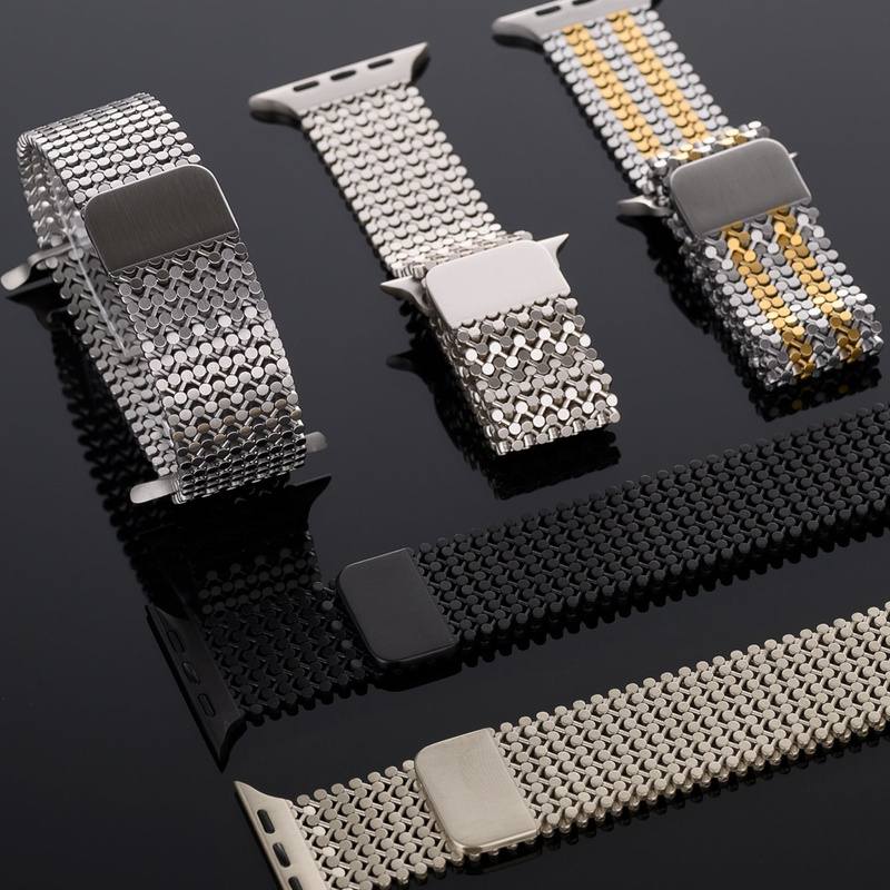 "Business Magnetic Strap" Metal Stainless Steel Strap for Apple Watch