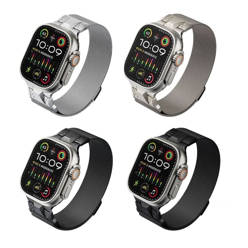 "Business Milanese Strap" Magnetic Metal Apple Strap