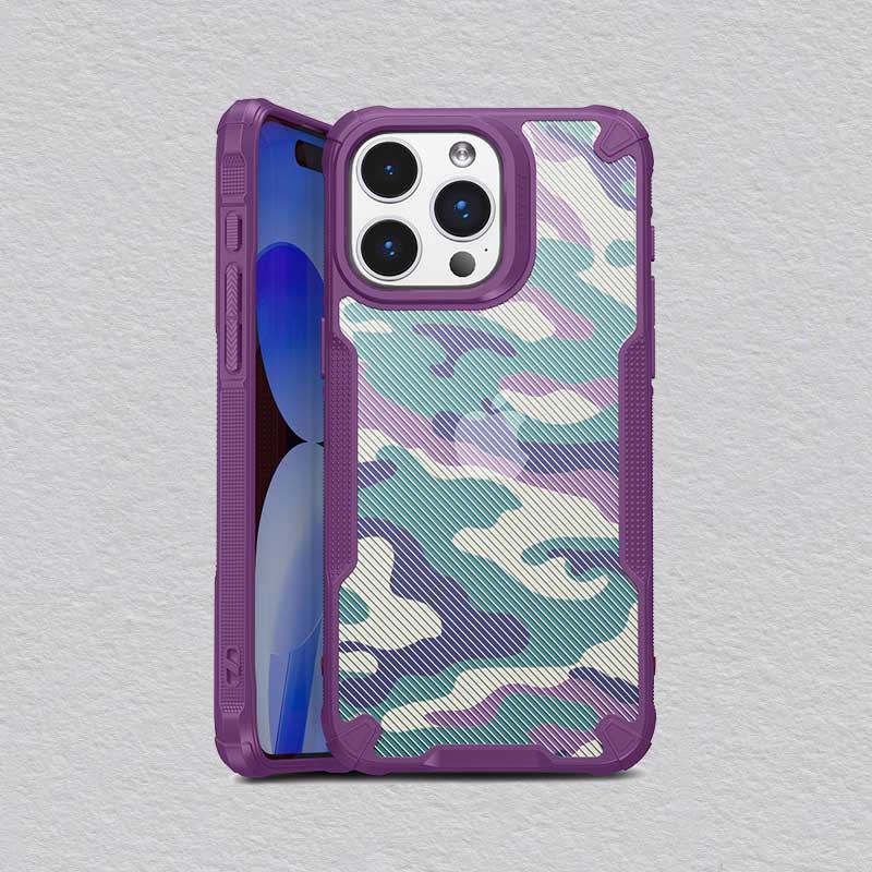 Camouflage Military Drop Protection Super Protective iPhone 16 Case