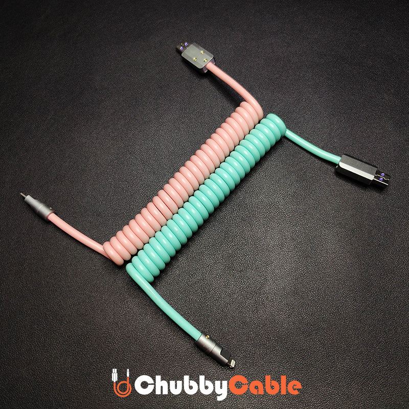 "Candy Chubby" Car Spring Fast Charging Cable