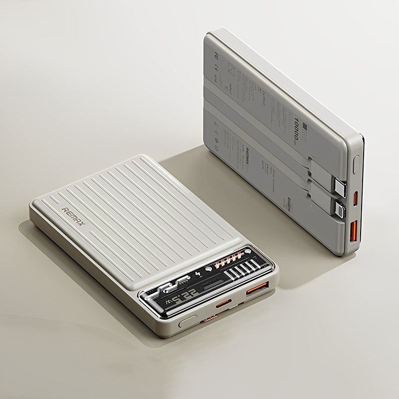 "Chubby" 10000mAh 22.5W Dual-Wire Retro Power Bank