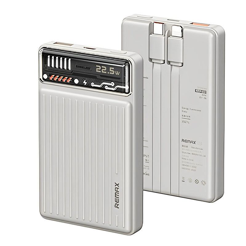 "Chubby" 10000mAh 22.5W Dual-Wire Retro Power Bank