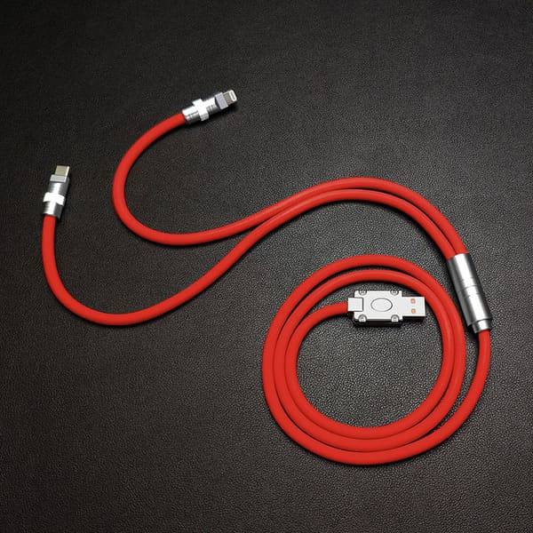 "Chubby" 2 In 1 Fast Charge Cable C+Lightning