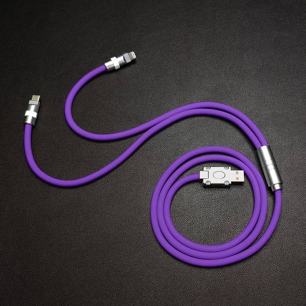 "Chubby" 2 In 1 Fast Charge Cable C+Lightning