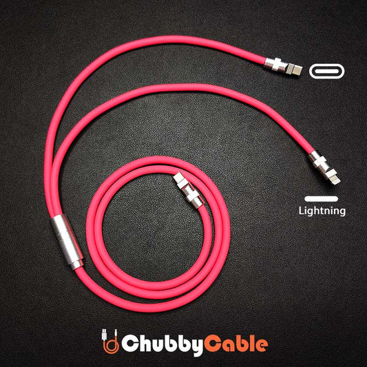 "Chubby" 2 In 1 Fast Charge Cable C+Lightning