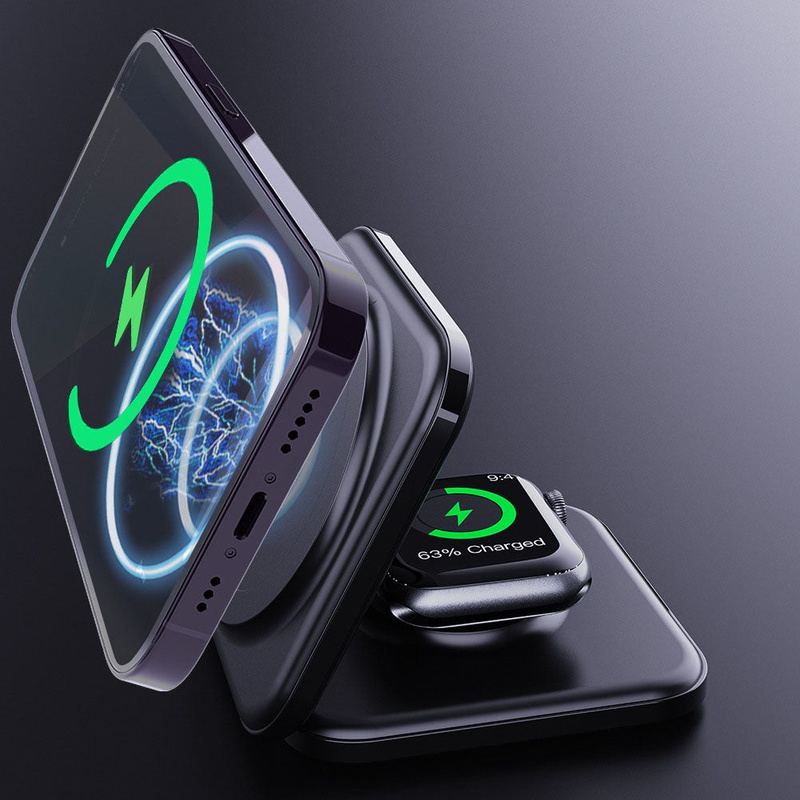 "Chubby" 3-In-1 Foldable Magnetic Wireless Charger