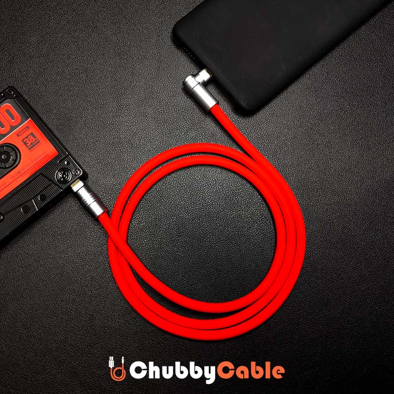 "Chubby" 90° Elbow Design Fast Charge Cable