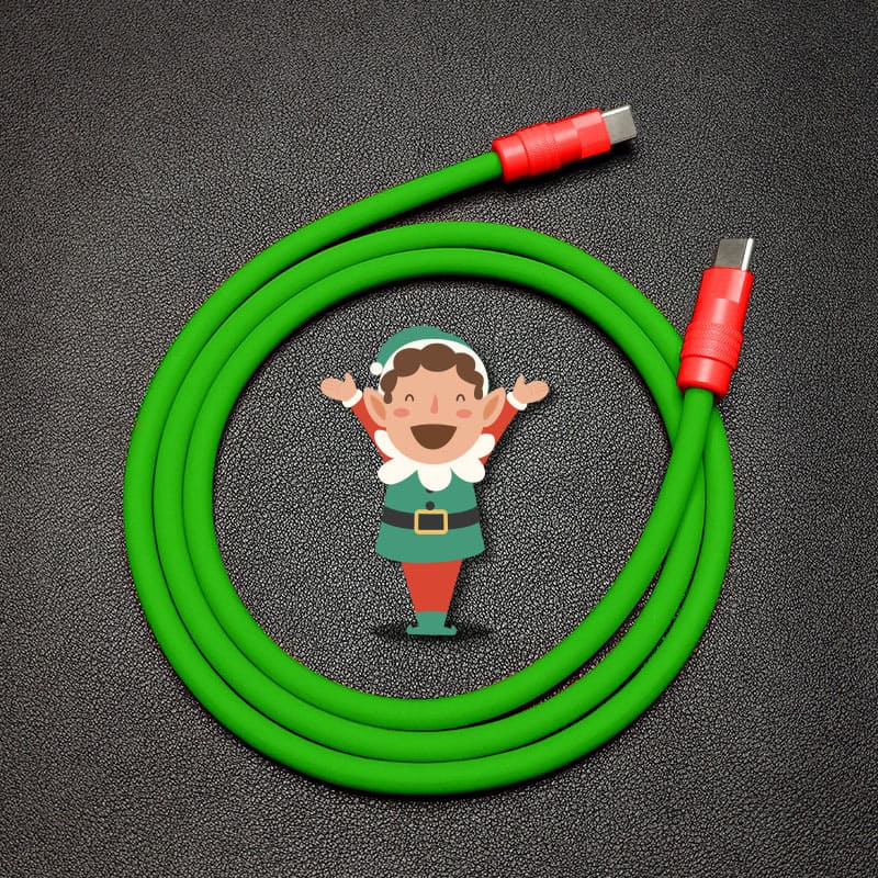 "Chubby Christmas" Christmas Special Fast Charge Cable