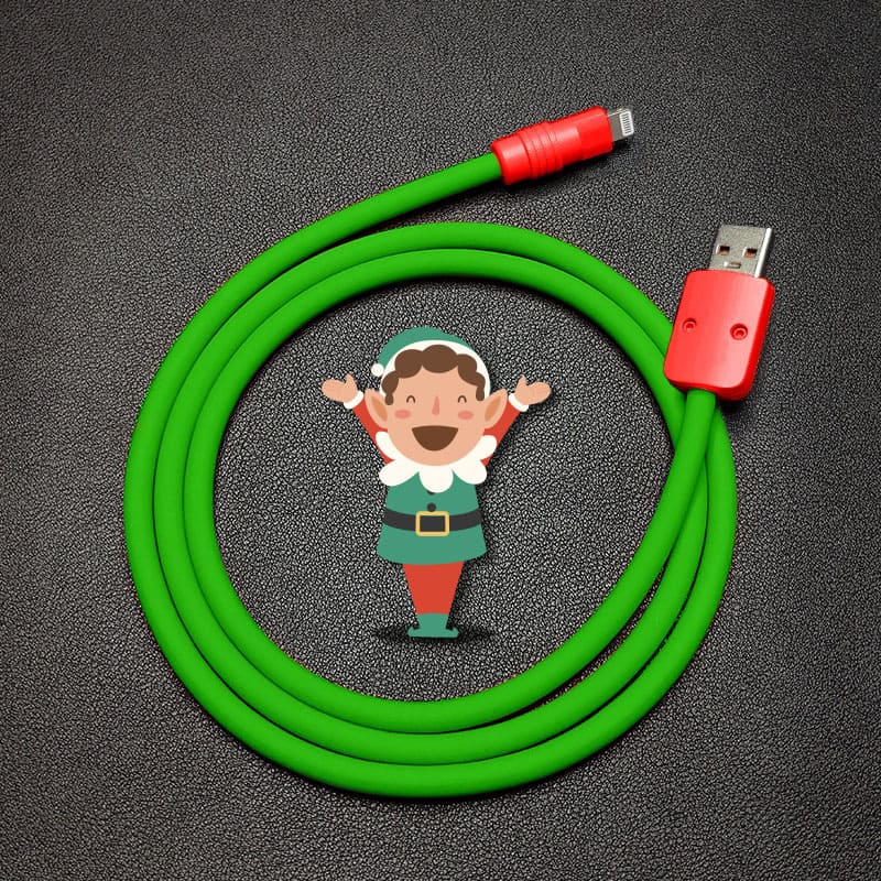 "Chubby Christmas" Christmas Special Fast Charge Cable