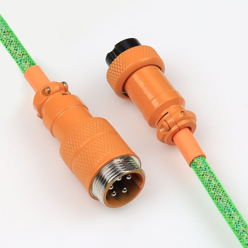 "Chubby" Colorful Aviation Plug Mechanical Keyboard Cable