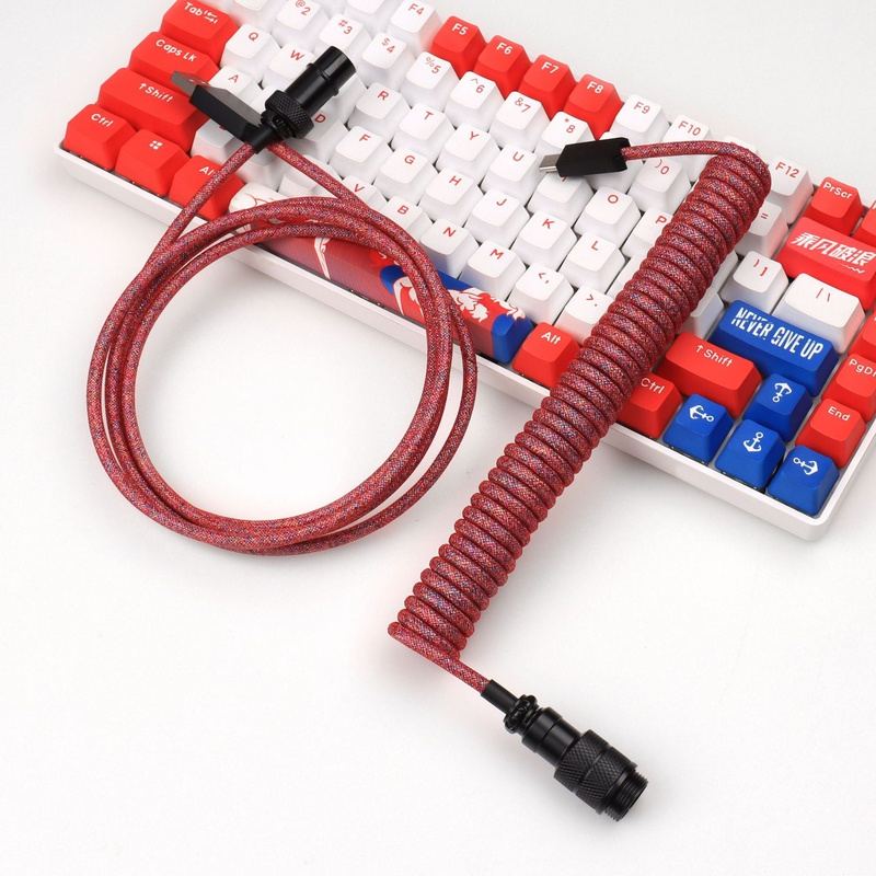 "Chubby" Colorful Aviation Plug Mechanical Keyboard Cable