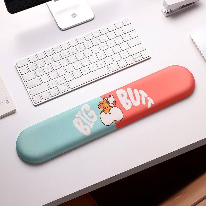 "Chubby Comfort" Silicone Keyboard Wrist Rest & Mouse Pad Set - Cute Pets