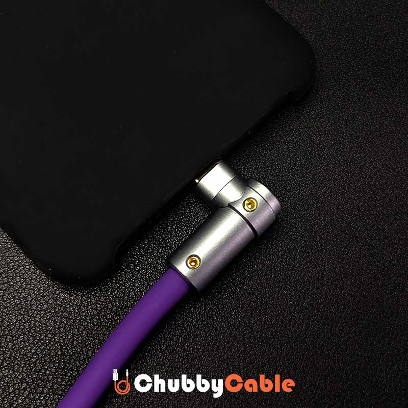 "Chubby" Elbow Design Fast Charge Cable