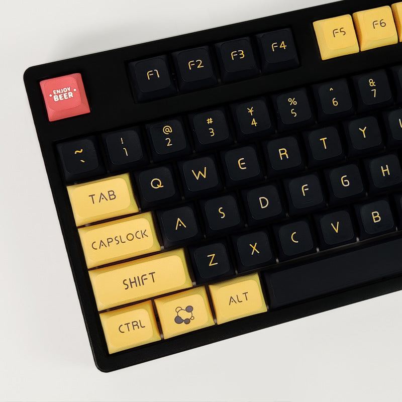 "Chubby Keycap" XDA Mechanical Keyboard Keycap Set - Craft Beer