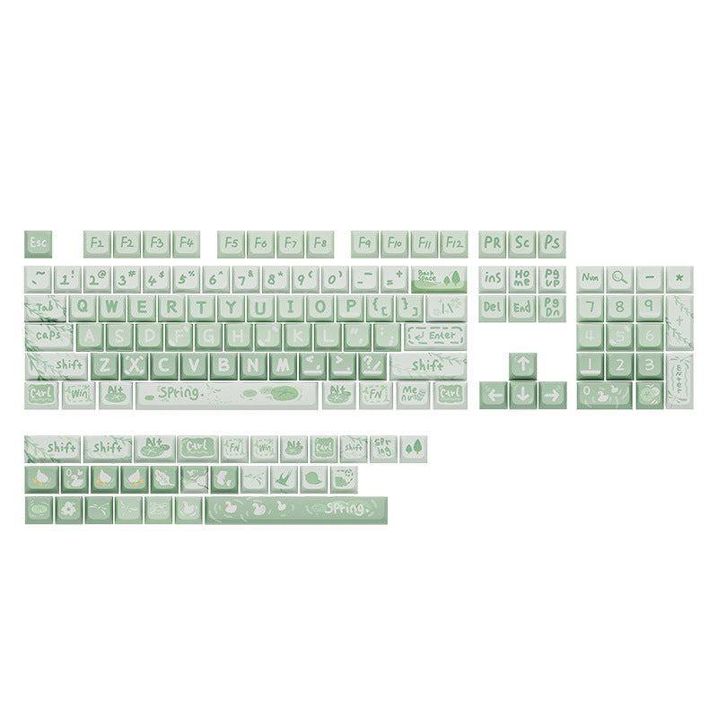 "Chubby Keycap" XDA Mechanical Keyboard Keycap Set - Early Spring