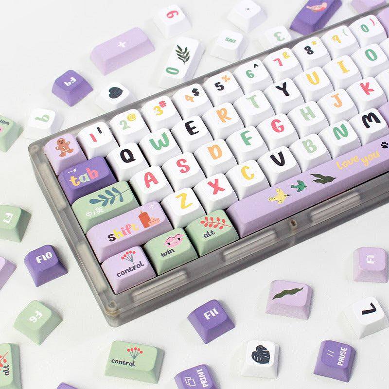 "Chubby Keycap" XDA Mechanical Keyboard Keycap Set - Midsummer Theme