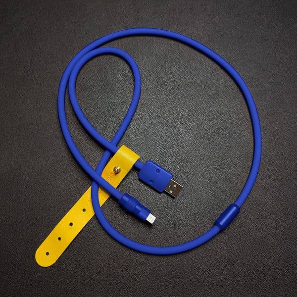 "Chubby" Solid Color Silicone Charge Cable