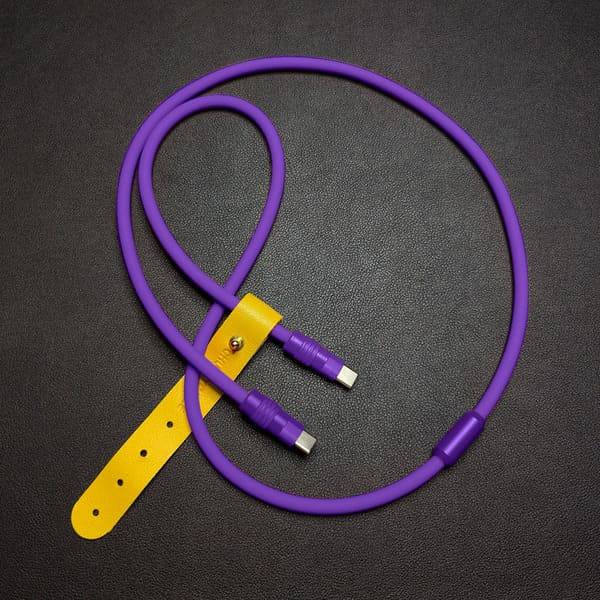 "Chubby" Solid Color Silicone Charge Cable