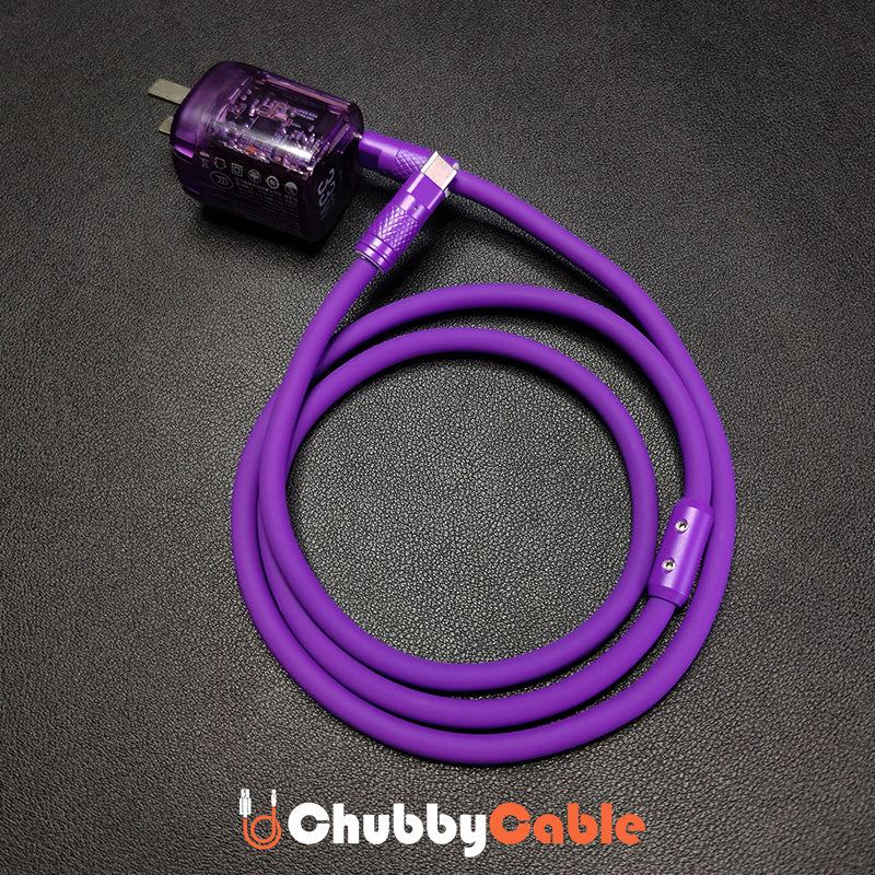 "Chubby" Solid Color Silicone Fast Charge Cable