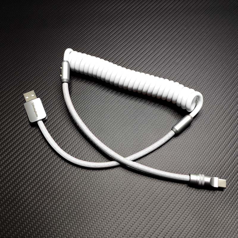 "Chubby" Spring Braided Silicone Fast Charge Cable