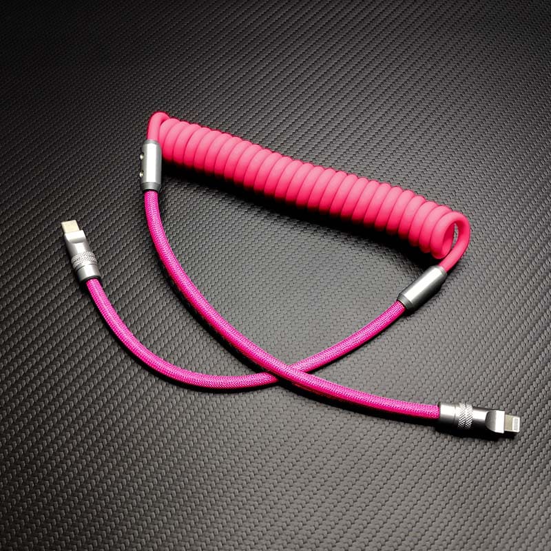 "Chubby" Spring Braided Silicone Fast Charge Cable