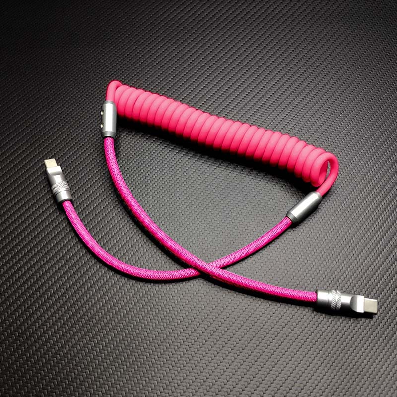 "Chubby" Spring Braided Silicone Fast Charge Cable