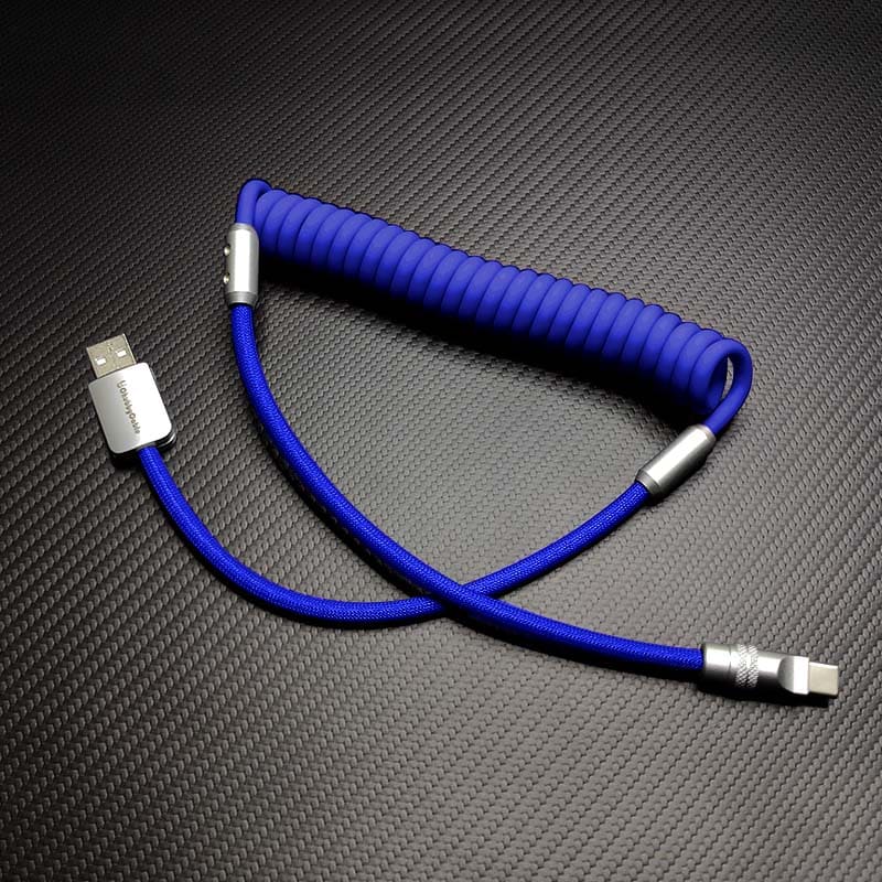 "Chubby" Spring Braided Silicone Fast Charge Cable