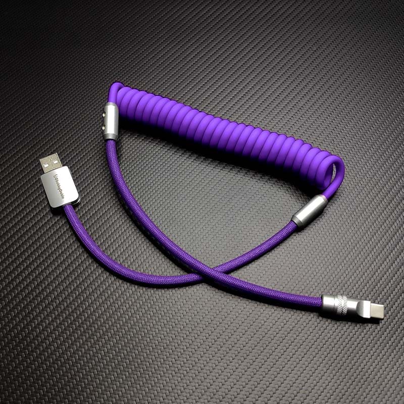 "Chubby" Spring Braided Silicone Fast Charge Cable