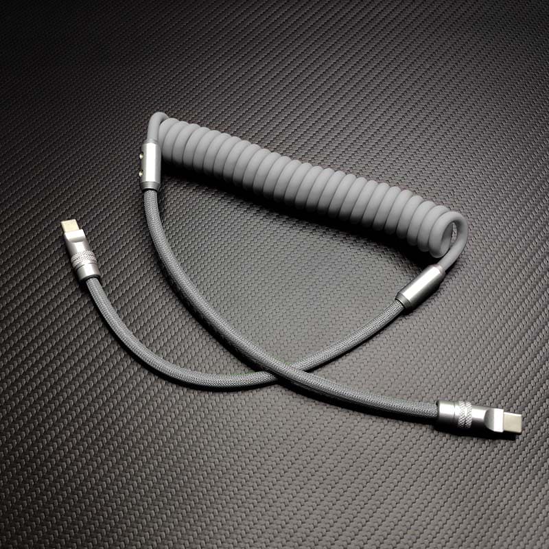 "Chubby" Spring Braided Silicone Fast Charge Cable